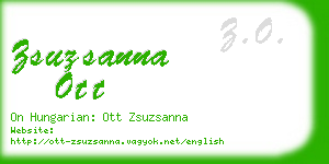 zsuzsanna ott business card